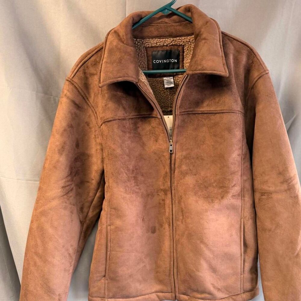 Covington Men's Brown and Tan Coat